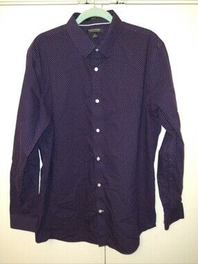 Banana Republic Non Iron 100% Cotton Slim Fit Long Sleeve Shirt Men's sz XL
